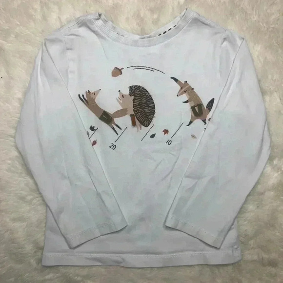 Tommy Bahama Badger/Porcupine Shirt White Size  3T - Picture 1 of 16